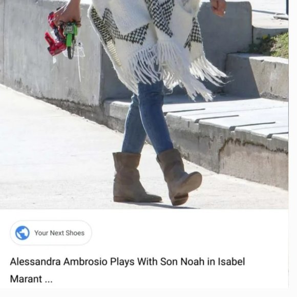 Isabel Marant Crisi Gray Suede Ankle Boots FR 40 US 10 - Picture 3 of 16